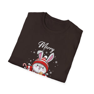 Christmas Bunny  Sweet Christmas Animals  Rabbit Unisex T-Shirt
