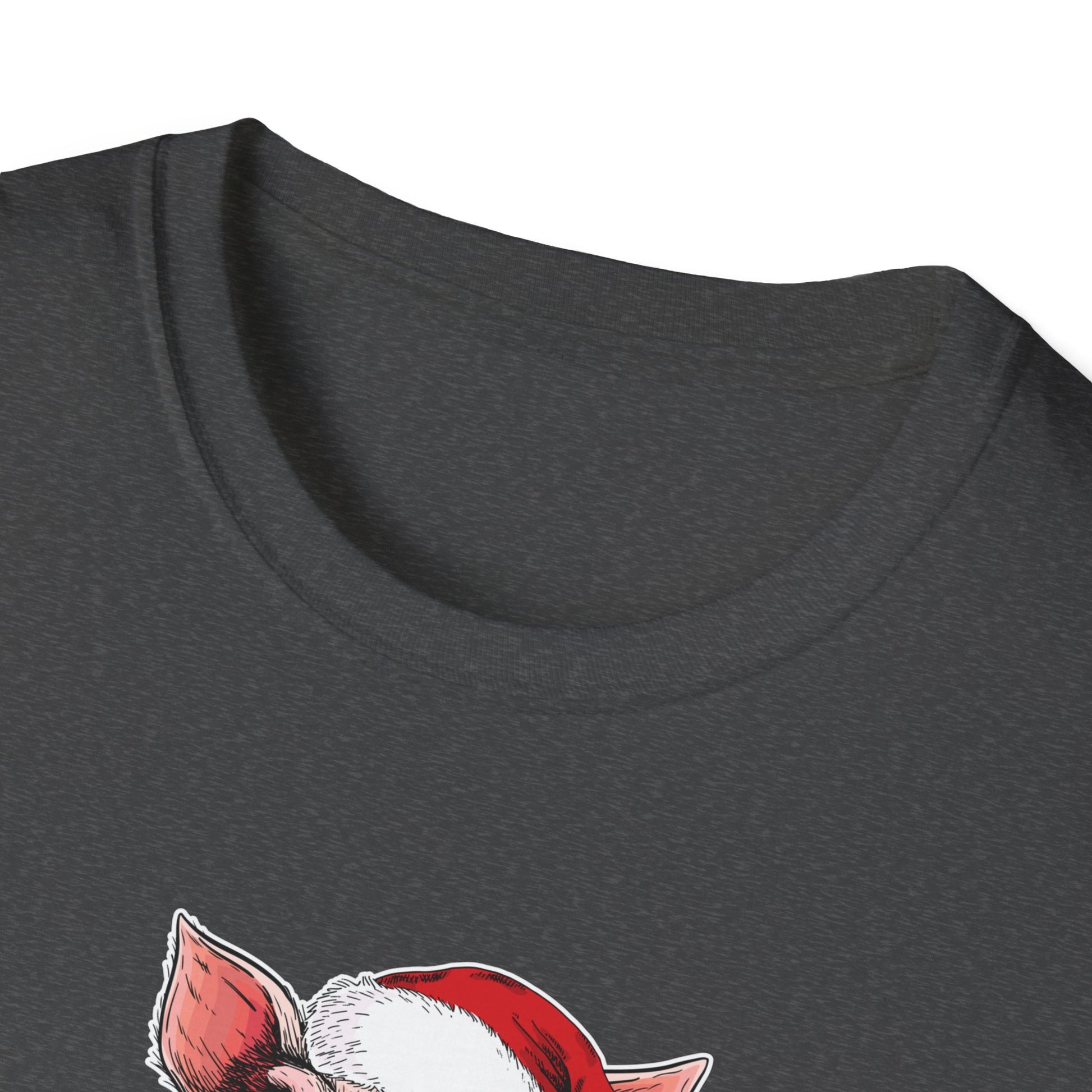 Christmas Pig T-Shirt – Plaid Santa Pig with “Ho Ho Ho Let Me Suck Them Toes” Holiday Tee