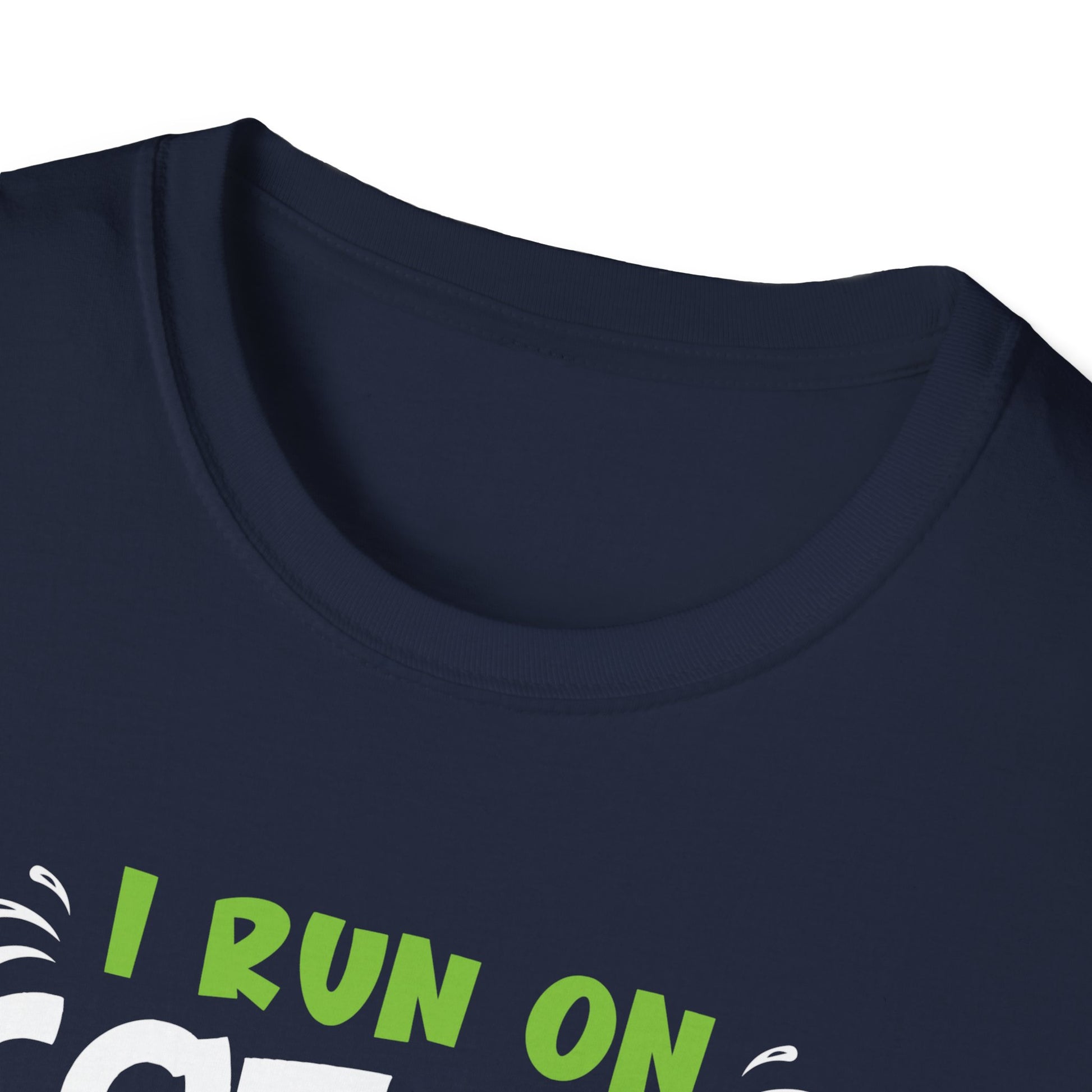 Christmas Coffee Tee — "I Run on Coffee & Christmas Cheer" Holiday T-Shirt
