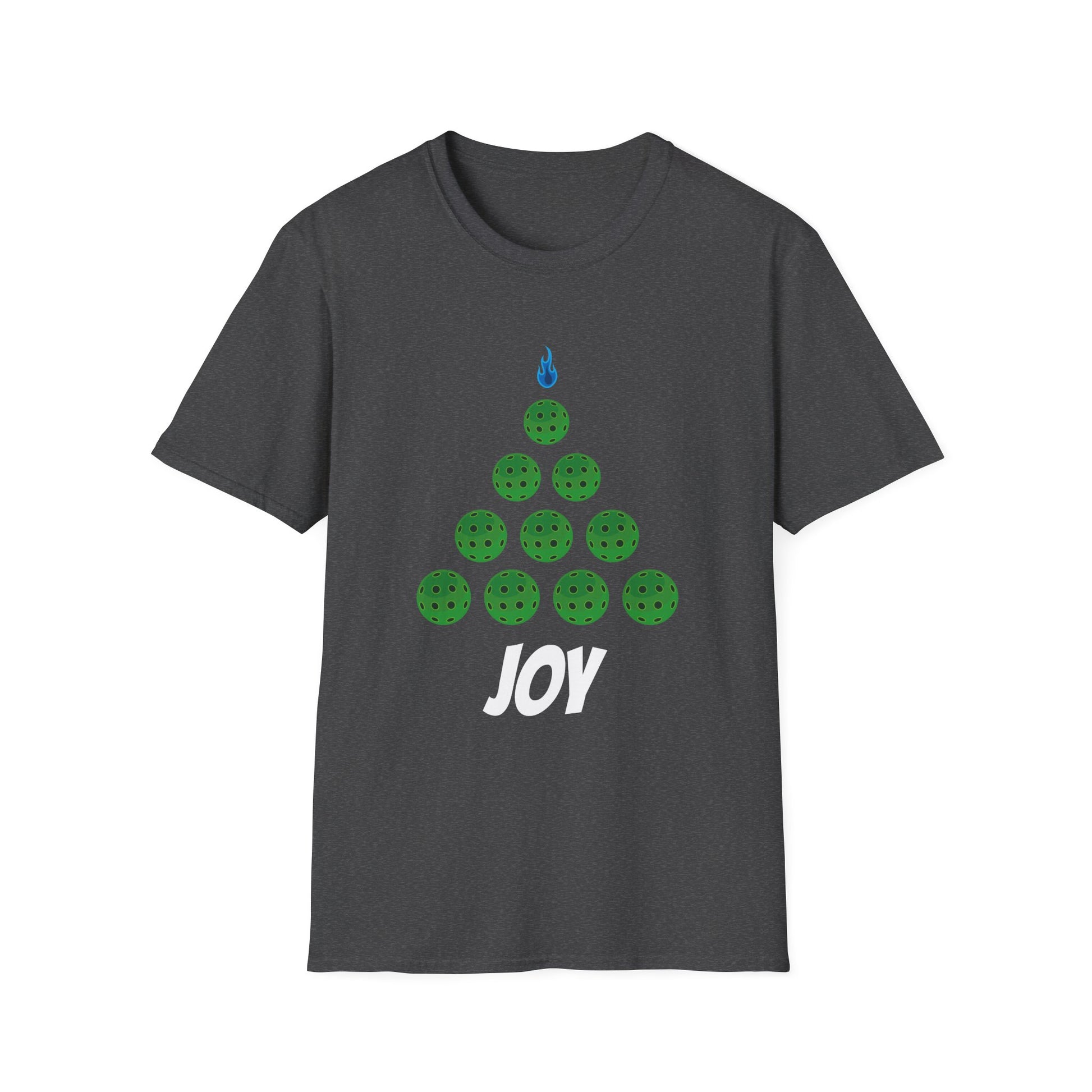 Joy Bowling Holiday T-Shirt — Bowling Ball Christmas Tree Tee