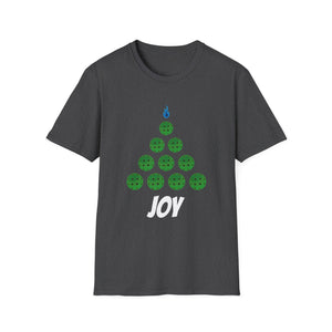 Joy Bowling Holiday T-Shirt — Bowling Ball Christmas Tree Tee