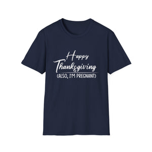 Pregnancy Announcement Thanksgiving T-Shirt — 