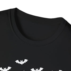 Spiderweb & Bats T-Shirt — Halloween Spider Tee