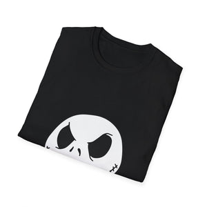 Jack Skellington Face T-Shirt — Halloween Gothic Graphic Tee