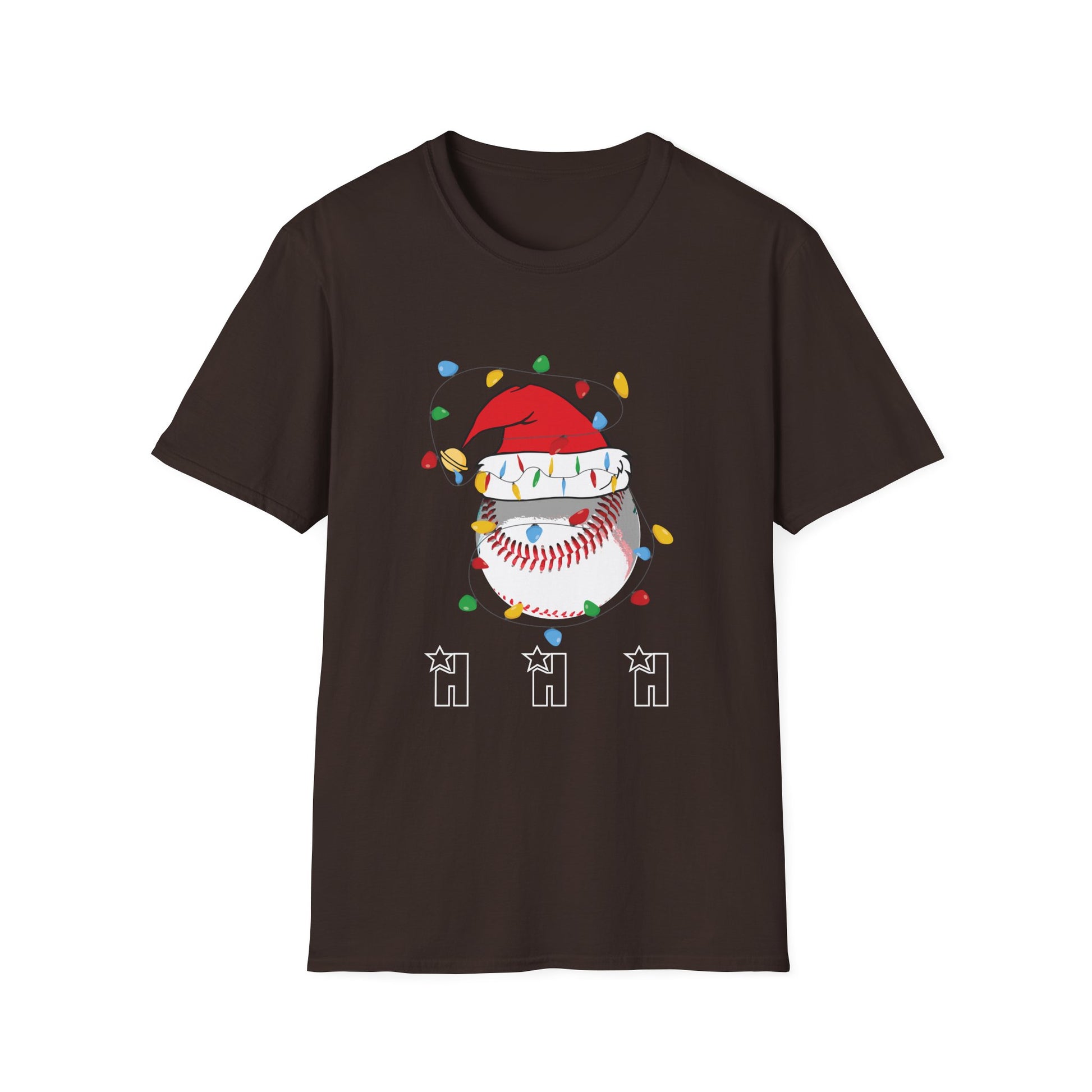 Christmas Ho Ho Ho Baseball Christmas Unisex T-Shirt