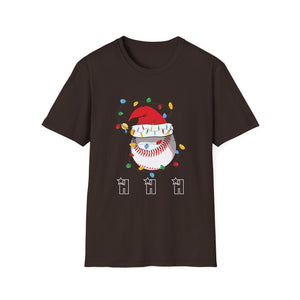 Christmas Ho Ho Ho Baseball Christmas Unisex T-Shirt