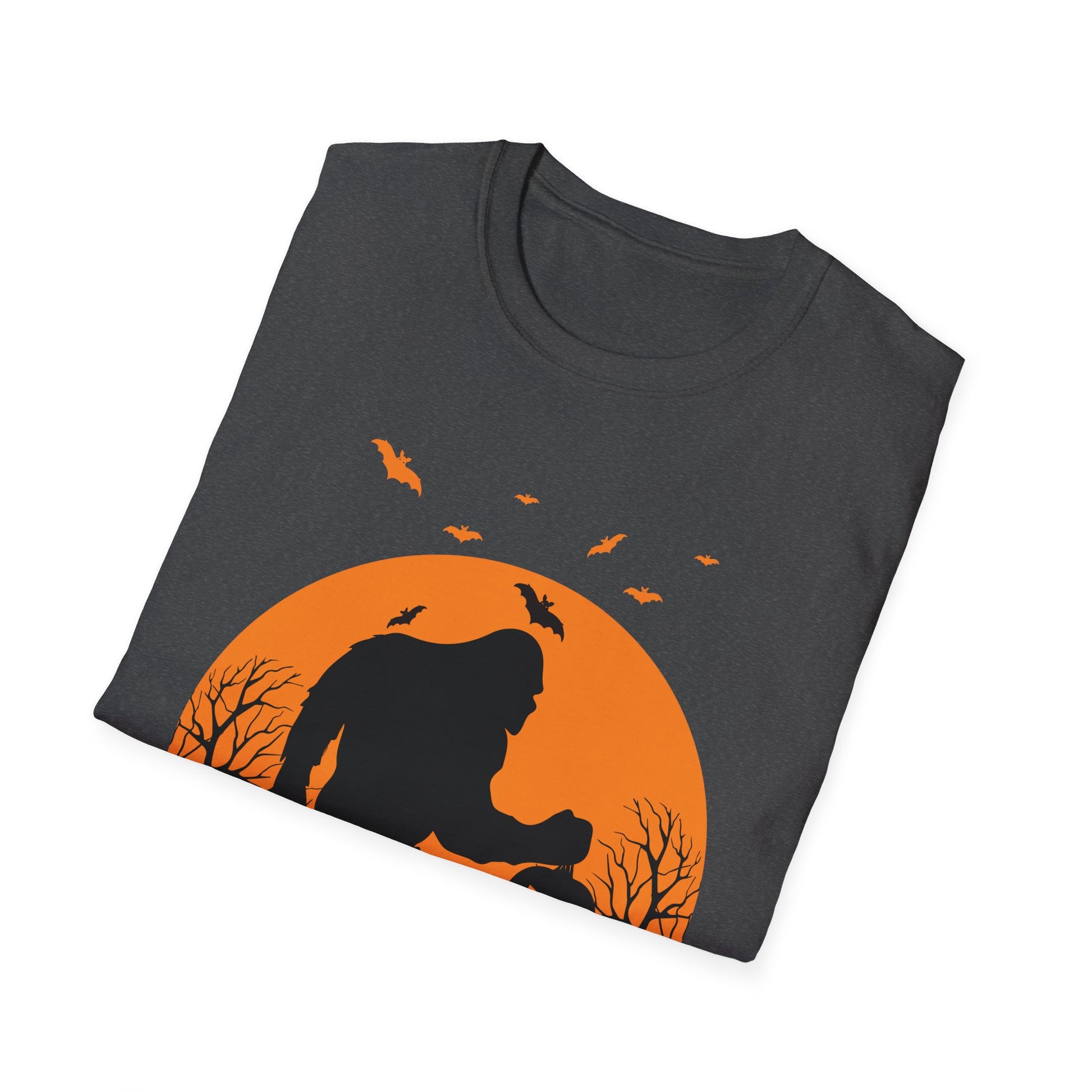Halloween Bigfoot T-Shirt — Sasquatch Jack-O’-Lantern Moon Tee