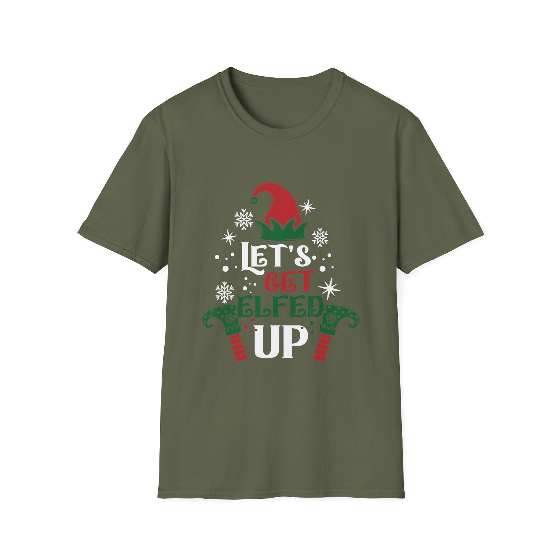 Christmas Elf Santa Ugly Christmas Unisex T-Shirt