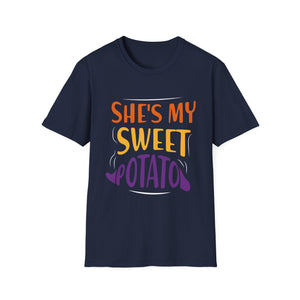 My Sweet Potatoes i yam Too Thanksgiving couples T-Shirt