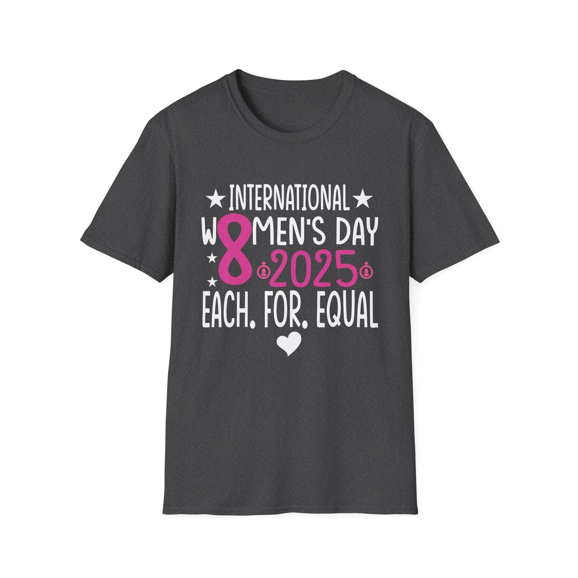 National Women's History Month 2025 Embrace Equity Groovy Unisex T-Shirt