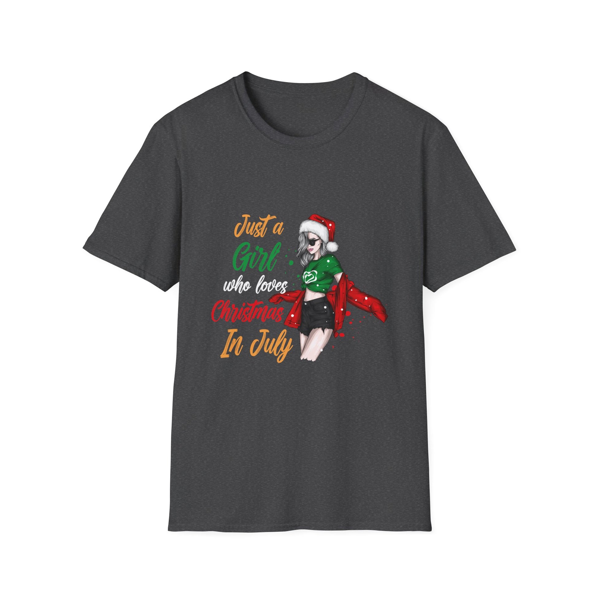 Christmas In July - Funny Summer Flamingo Christmas Unisex T-Shirt