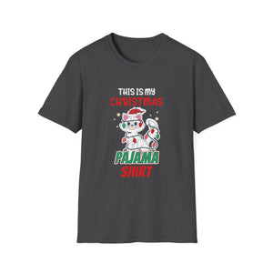 Cat Lover This Is My Christmas Pajama Shirt Christmas Unisex T-Shirt
