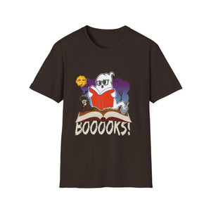 Booooks! Halloween Ghost Reading T-Shirt