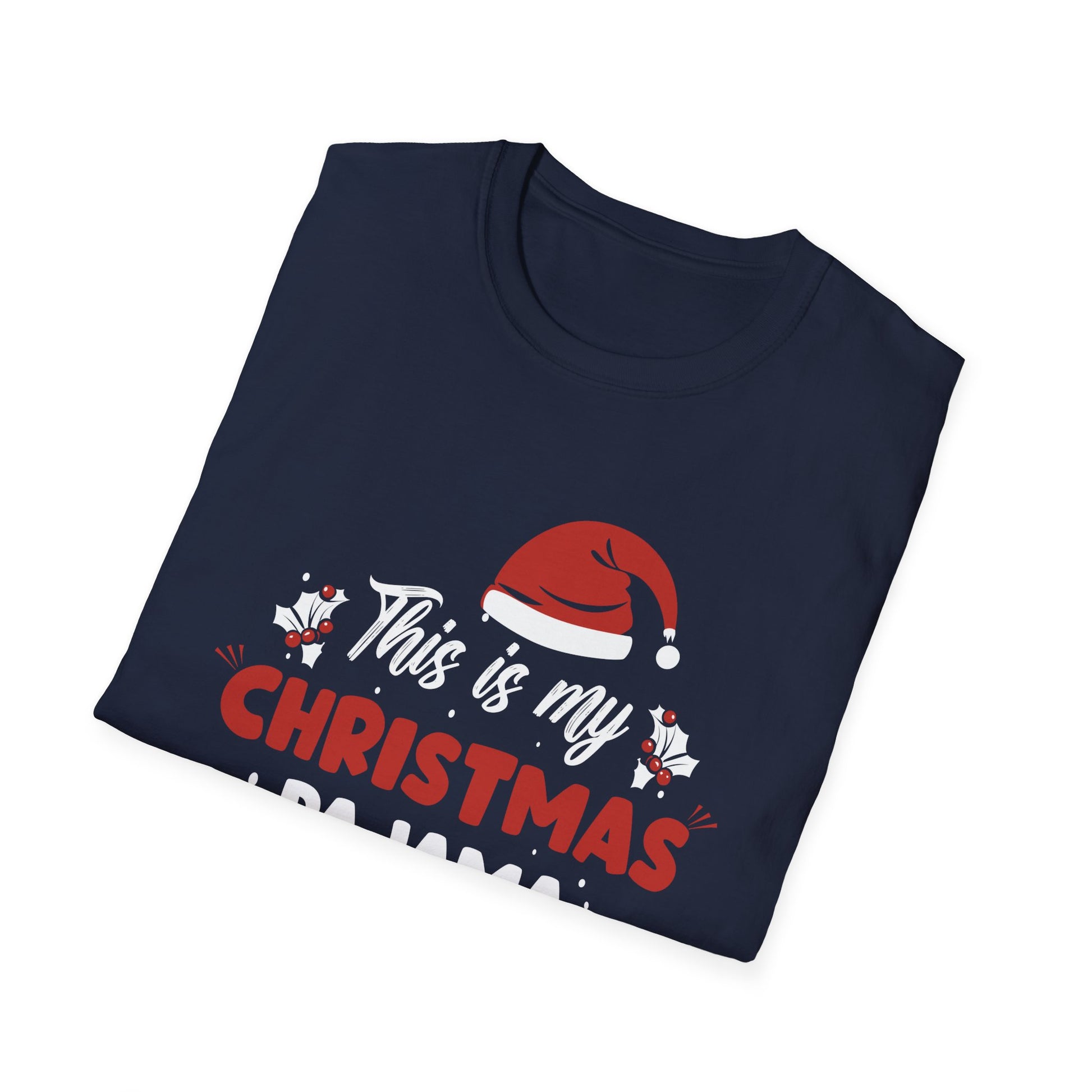 Christmas Pajama Shirt T-Shirt – “This Is My Christmas Pajama Shirt” Holiday Tee