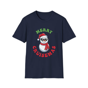 Merry Cruisemas 2025 Christmas Santa Snowman Cruise T-Shirt