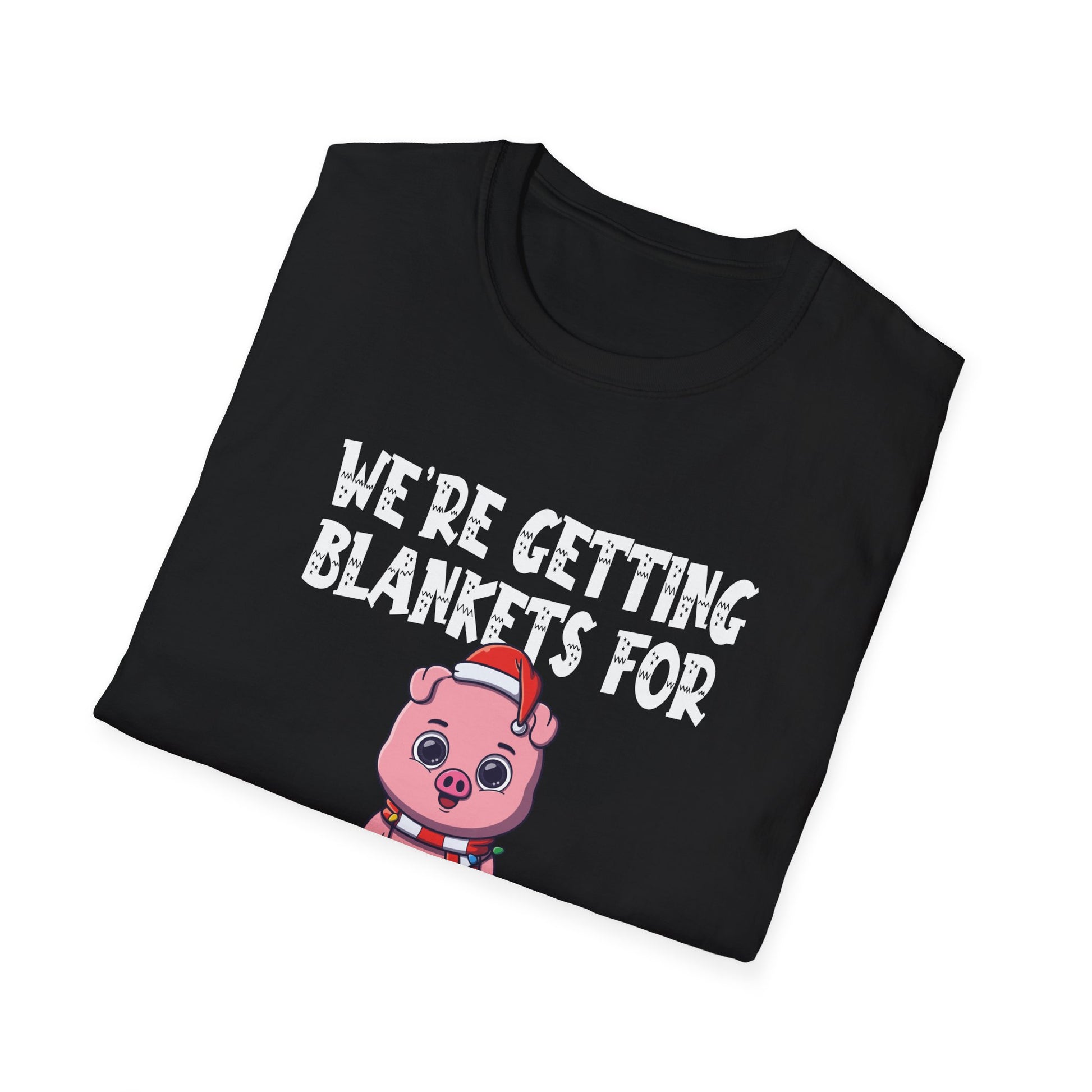 Funny Festive Pigs in Blankets Christmas Unisex T-Shirt