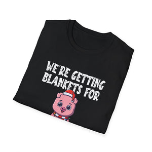 Funny Festive Pigs in Blankets Christmas Unisex T-Shirt