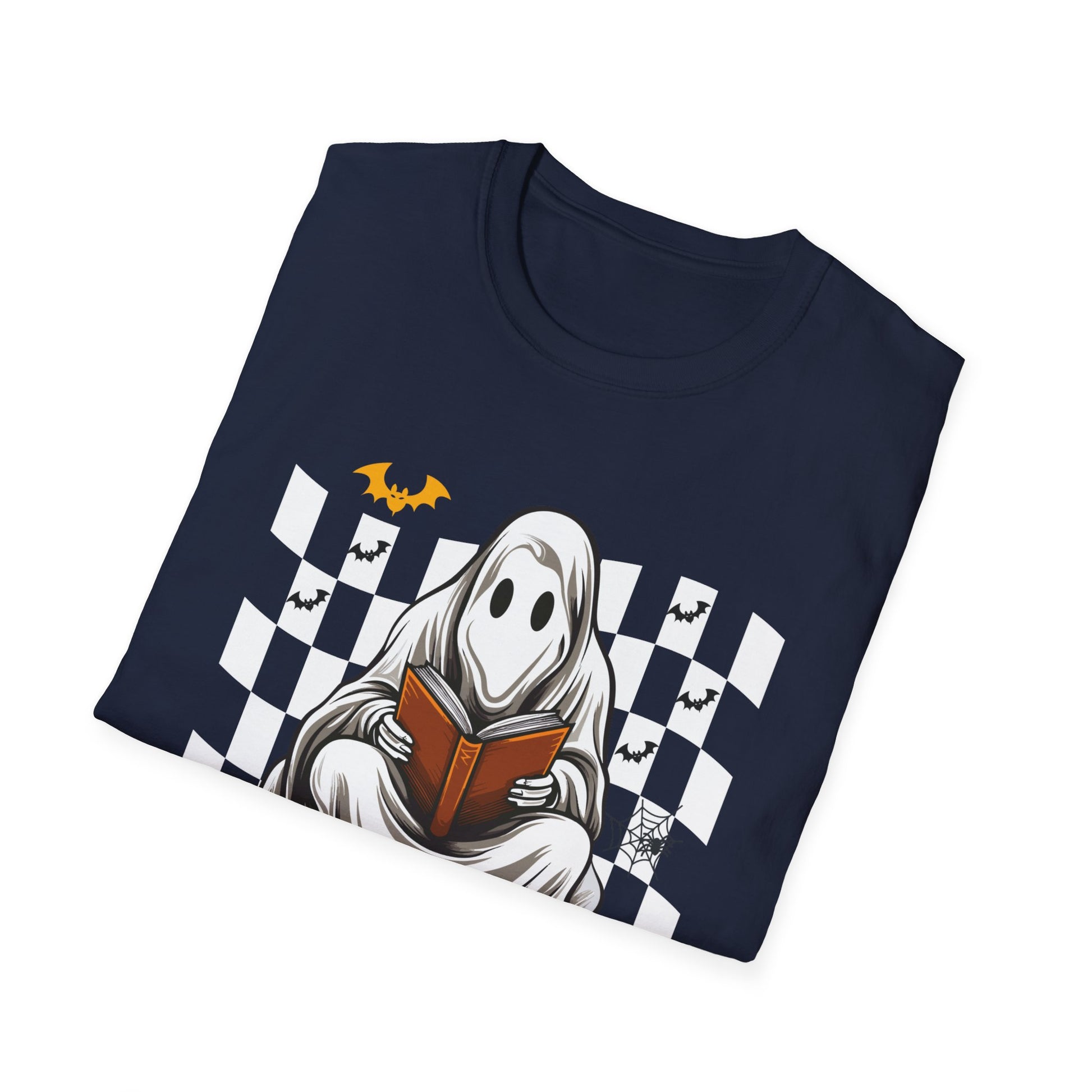 Halloween Costume spooky Books funny Ghost Lover Halloween Tee Unisex Softstyle T-Shirt
