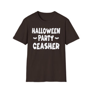 Halloween Party Ceasher T-Shirt — Funny Spooky Halloween Tee with Bats