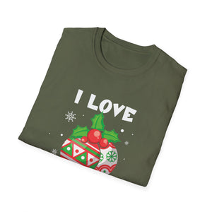 Christmas Balls Graphic T-Shirt — I Love Christmas Balls Holiday Tee