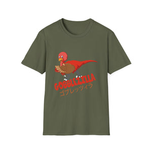 Gobblezzilla Turkey T-Shirt — Funny Thanksgiving Graphic Tee