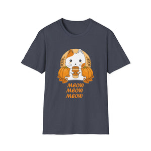 Pumpkin Spice Cat T-Shirt — Cute Autumn 