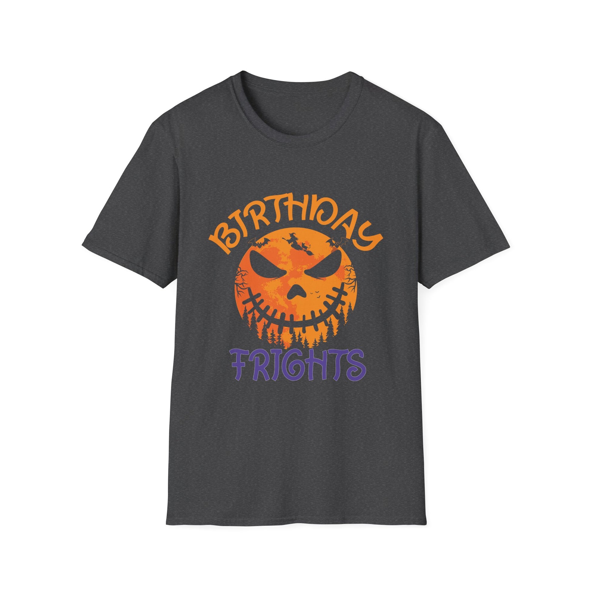 Birthday Frights T-Shirt — Halloween Birthday Jack-O'-Lantern Tee