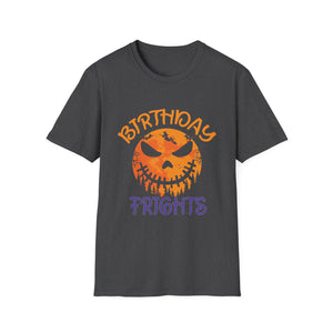 Birthday Frights T-Shirt — Halloween Birthday Jack-O'-Lantern Tee
