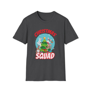 Bunny Christmas Tree Christmas Squad Bunnies Unisex T-Shirt
