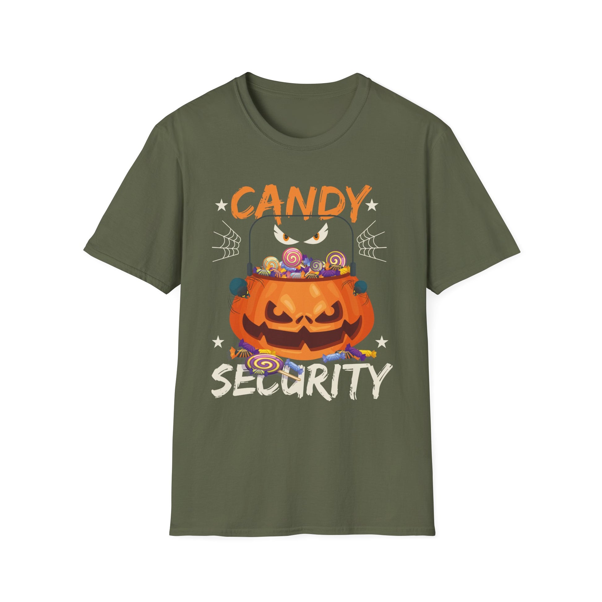 Candy Security _ Halloween Apparel Funny Halloween Tee Unisex Softstyle T-Shirt