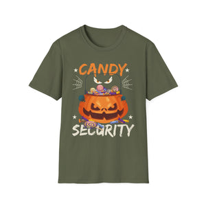 Candy Security _ Halloween Apparel Funny Halloween Tee Unisex Softstyle T-Shirt