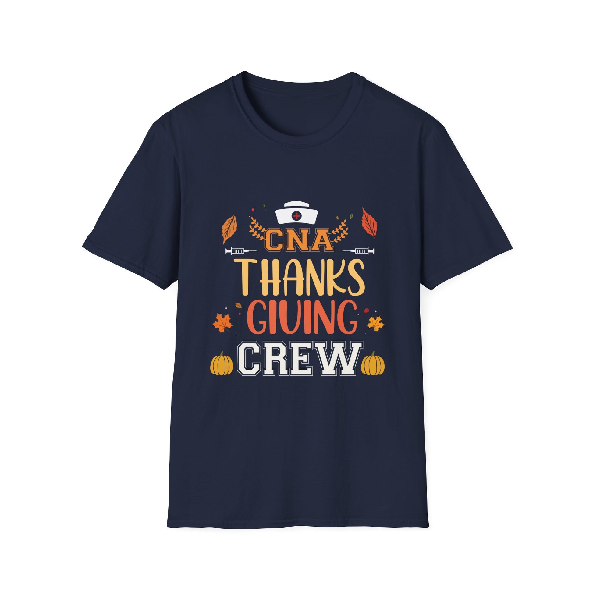 CNA Thanksgiving Crew T-Shirt — Nurse Thanksgiving Fall Graphic Tee  Unisex T-Shirt