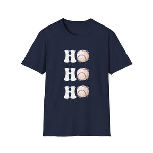 Christmas Ho Ho Ho Baseball Christmas Unisex T-Shirt