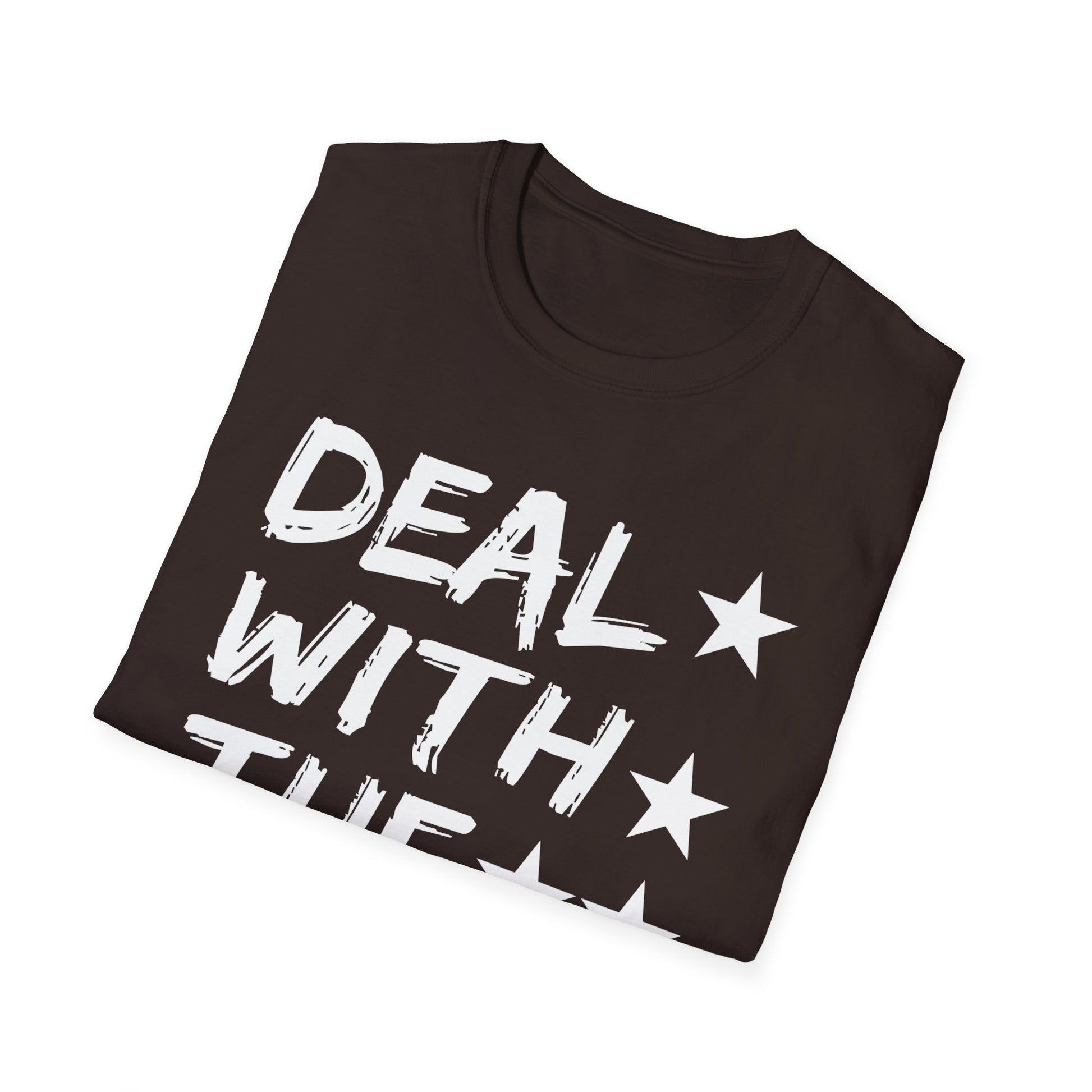 Halloween Devil tee _ Halloween Deal with the Devil Tee   Unisex Softstyle T-Shirt
