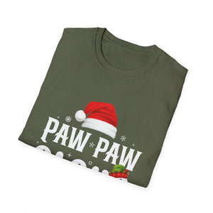 Paw Paw Claus Christmas Santa Family Matching Pajamas Xmas T-Shirt