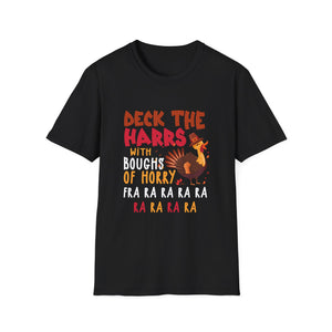 Christmas Shirt Deck The harrs Fra Ra Ra Funny Turkey Tee T-Shirt