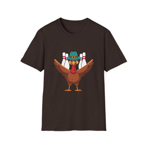 Thanksgiving Bowling Turkey T-Shirt