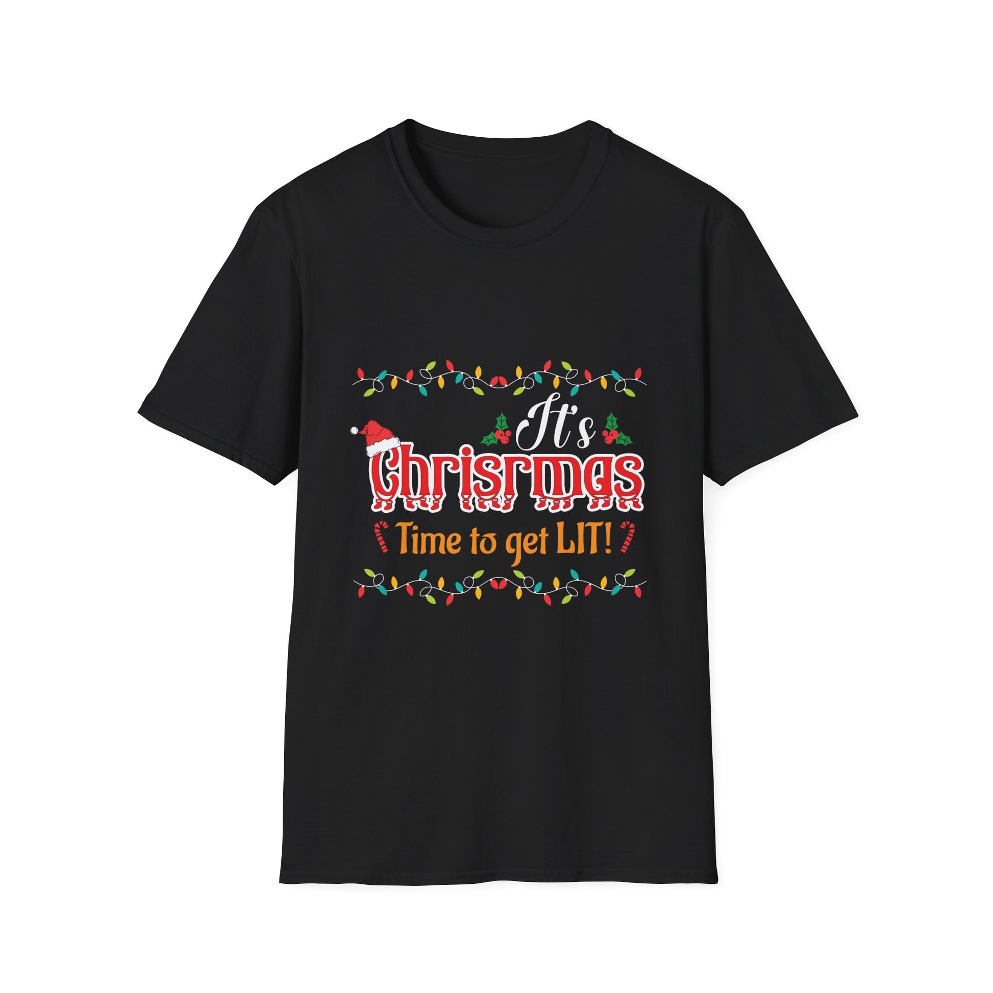 Rabbit Christmas Family Bunny Christmas Hoppy Christmas T-Shirt-productor-mockup