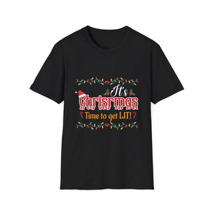 Rabbit Christmas Family Bunny Christmas Hoppy Christmas T-Shirt-productor-mockup
