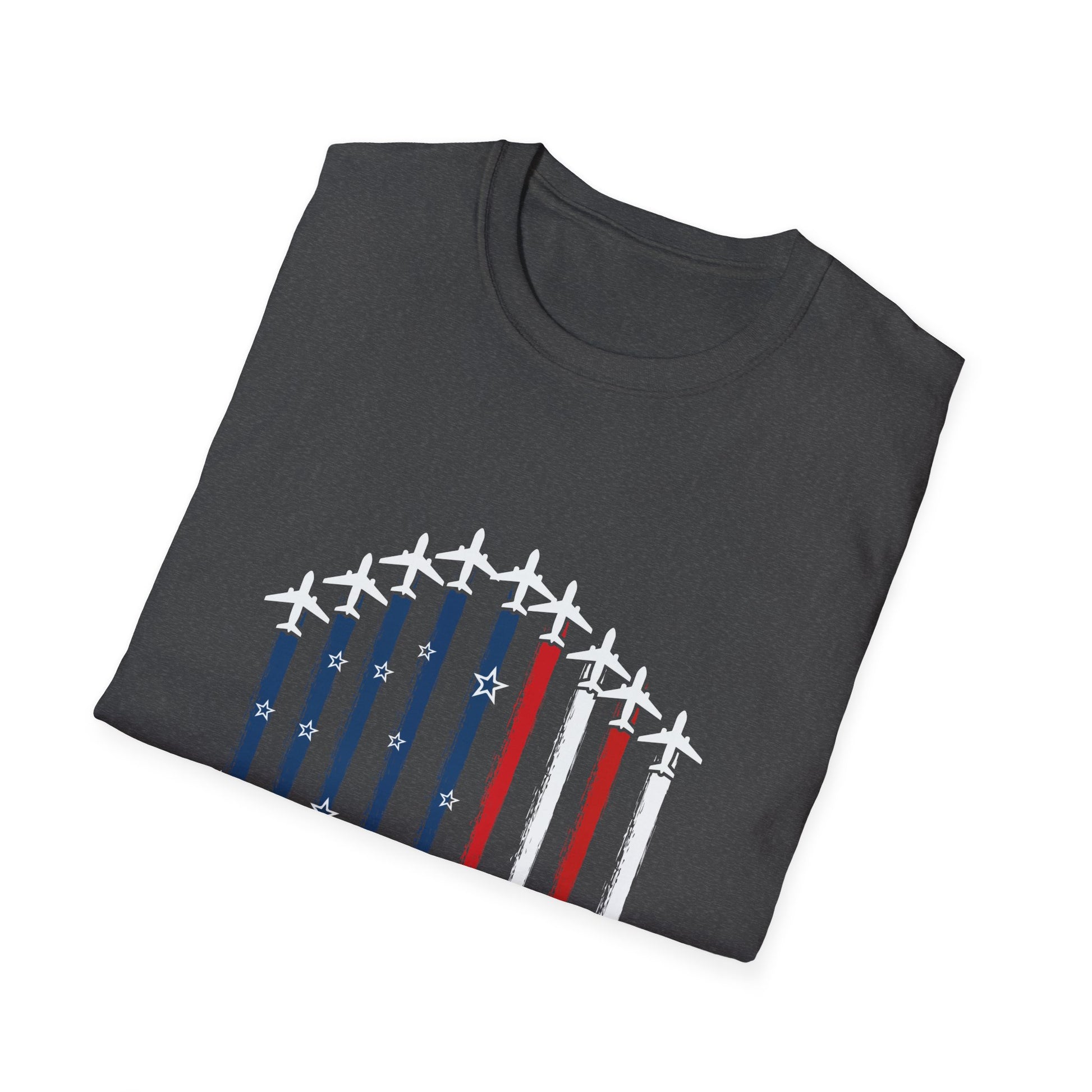 Patriotic Airplane Flag T-Shirt