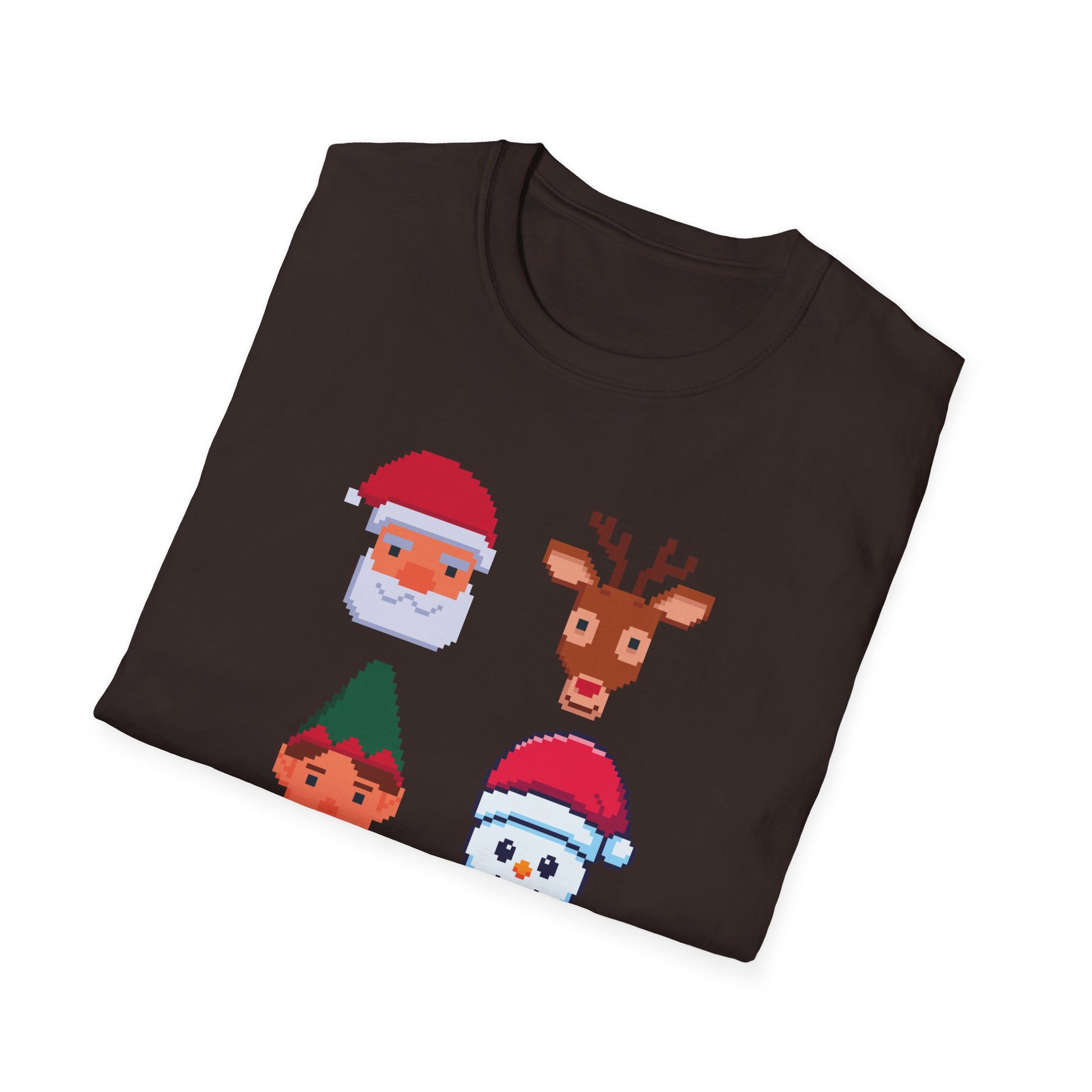 Christmas Santa Elf Lights Gaming Controllers Xmas Boys Kids T-Shirt