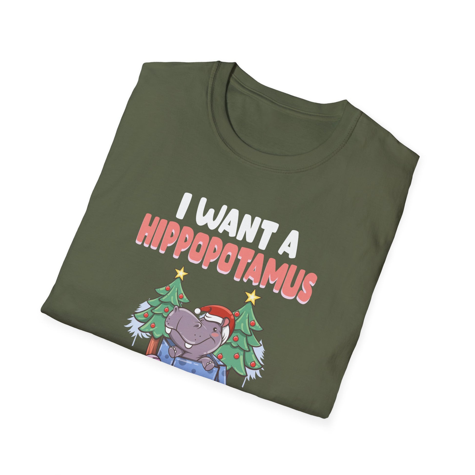 I Want a Hippopotamus for Christmas Unisex T-Shirt