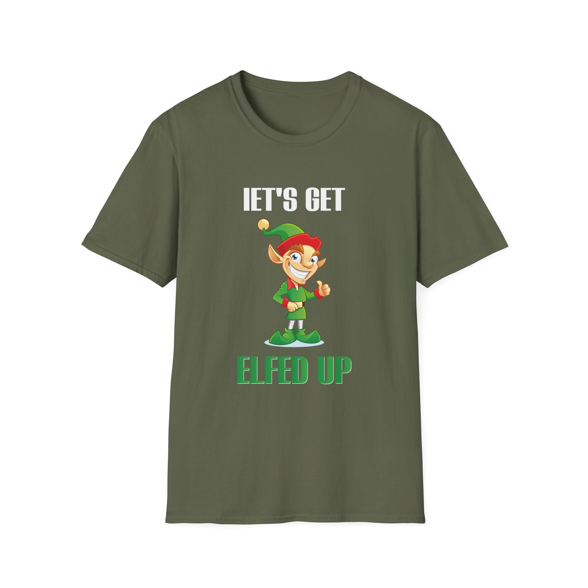Christmas Elf Santa Ugly Christmas Unisex T-Shirt