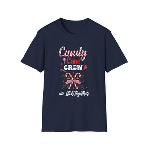 Christmas Candy Cane Heart Holiday Family Matching Pajama PJ T-Shirt