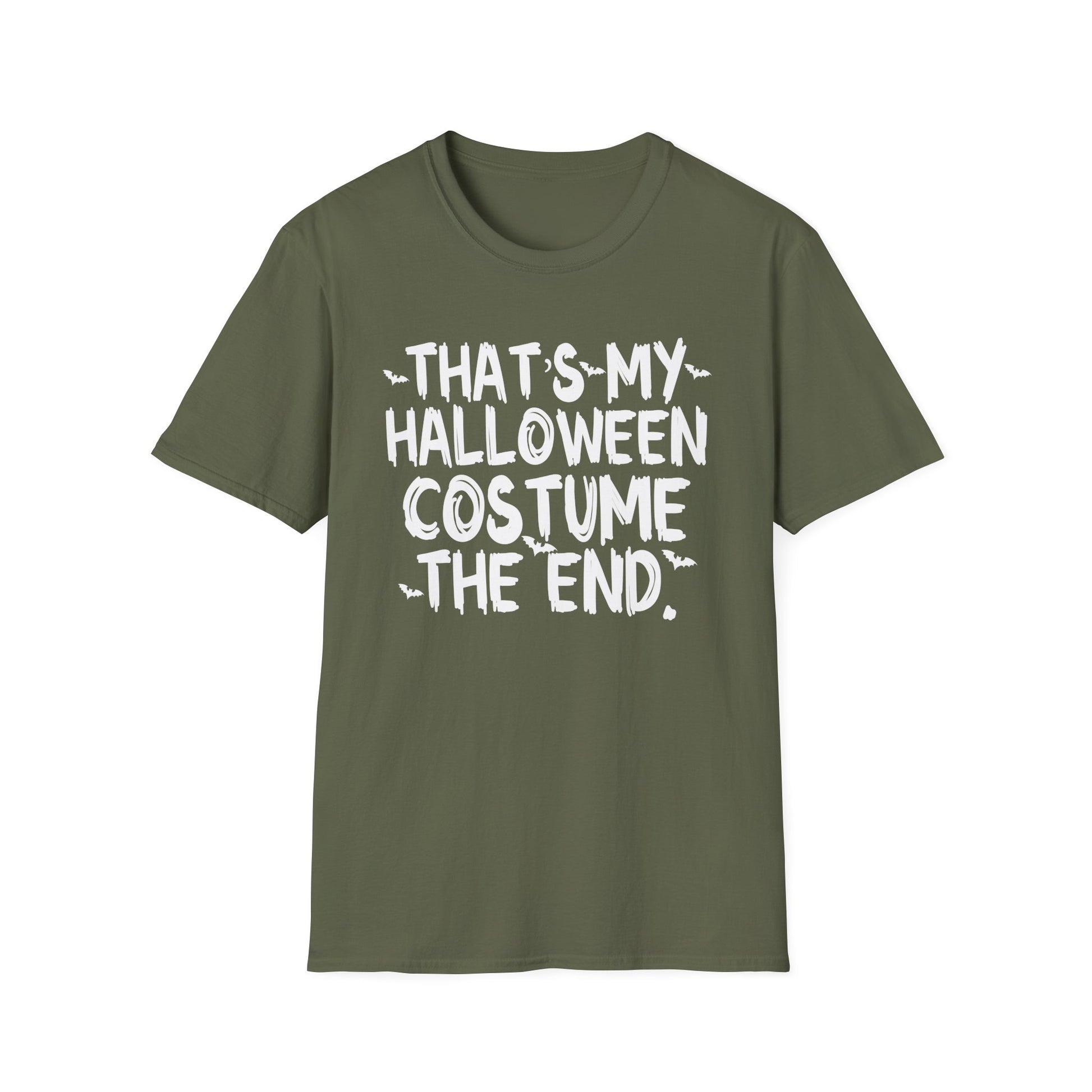 Halloween Costume T-Shirt — "That's My Halloween Costume — The End"