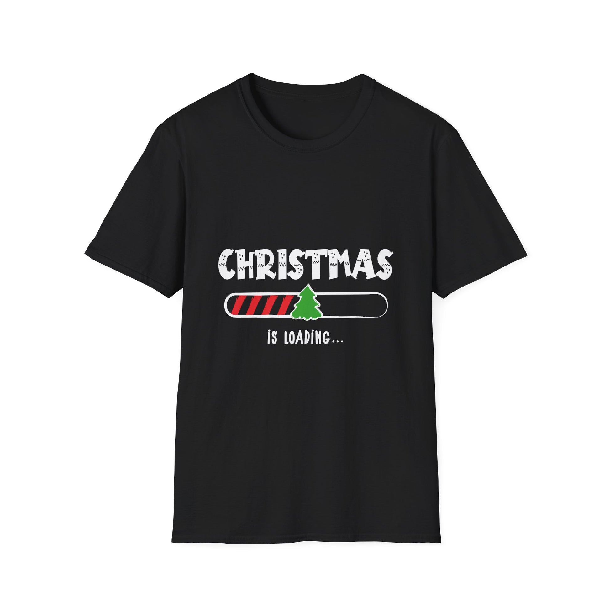 Christmas Is Loading T-Shirt – Holiday Progress Bar Funny Xmas Tee