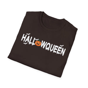Halloween Queen T-Shirt — Cute Pumpkin & Bat Halloween Tee