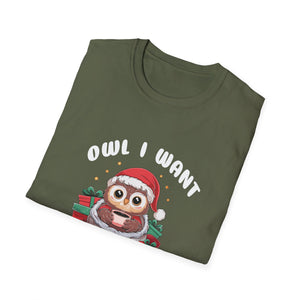 Christmas Owl T-Shirt — 