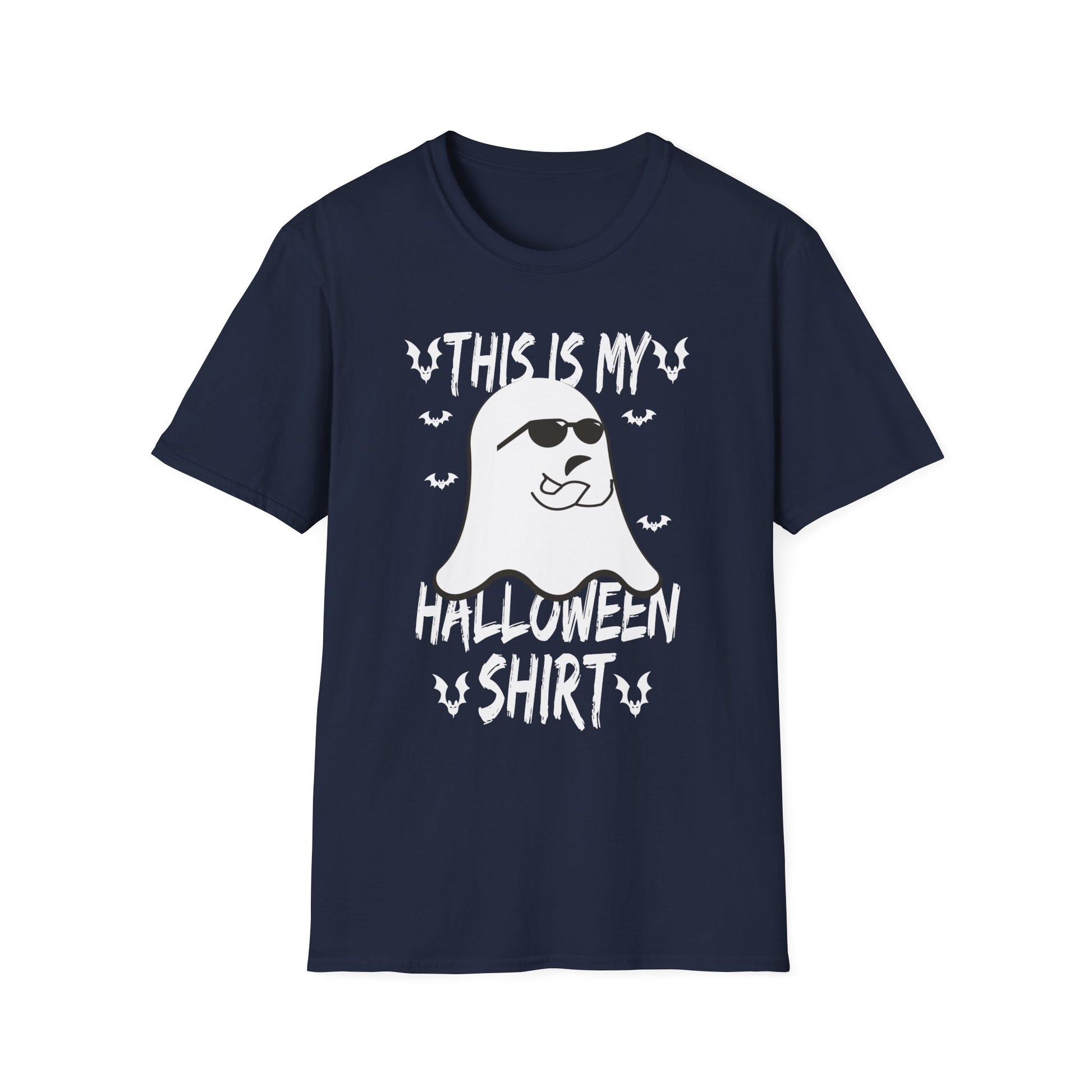 Halloween T-Shirt — "This Is My Halloween Shirt" Ghost Tee