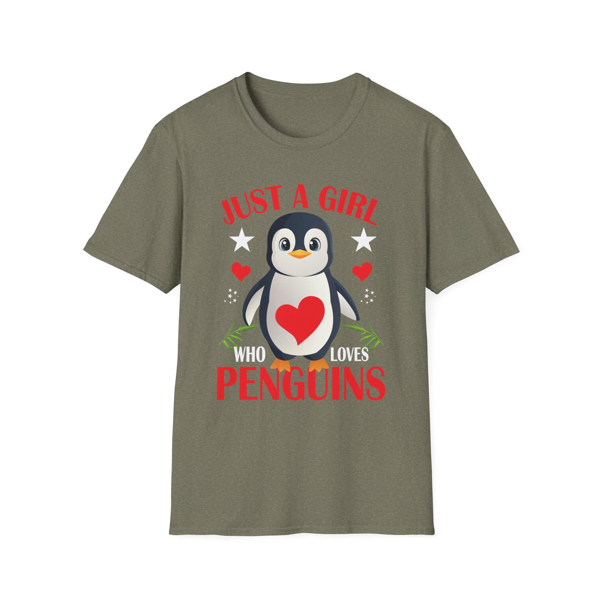 Funny Penguin Animal Just A Girl Who Loves Penguins Unisex T-Shirt